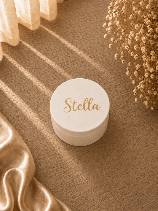 Personalised Trinket Box I Christening Jar I Baptism Cross Jar