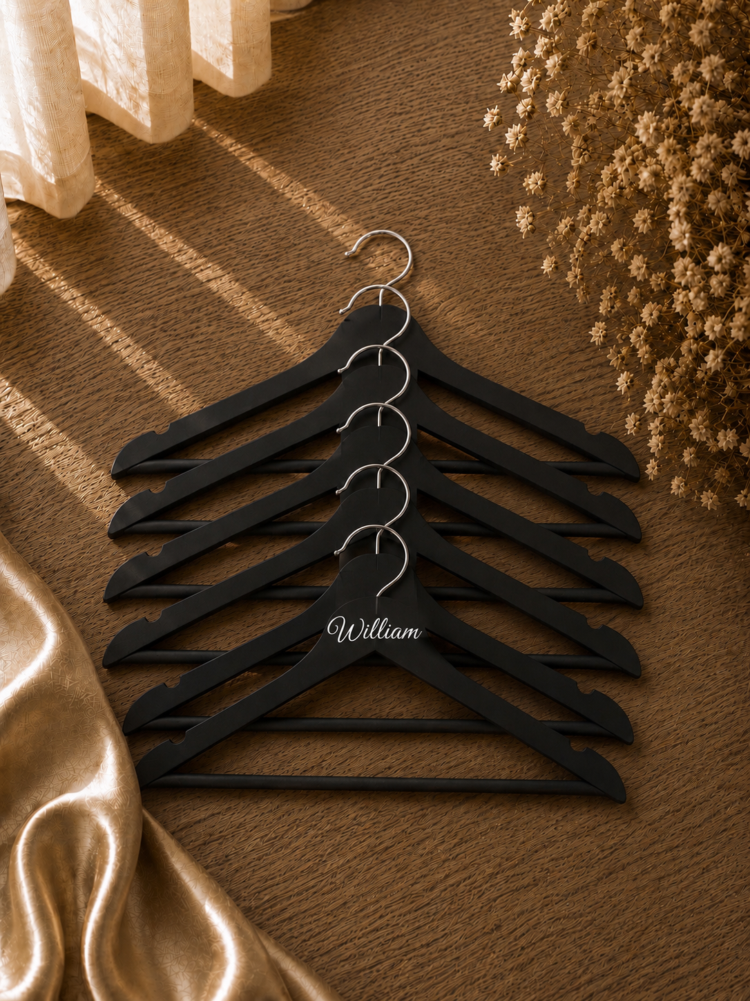 Personalised coat hanger