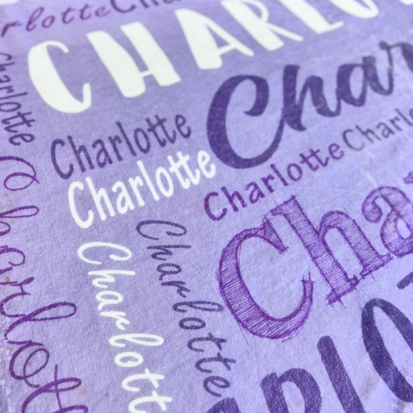 Personalised Blankets - Violet - Charlotte