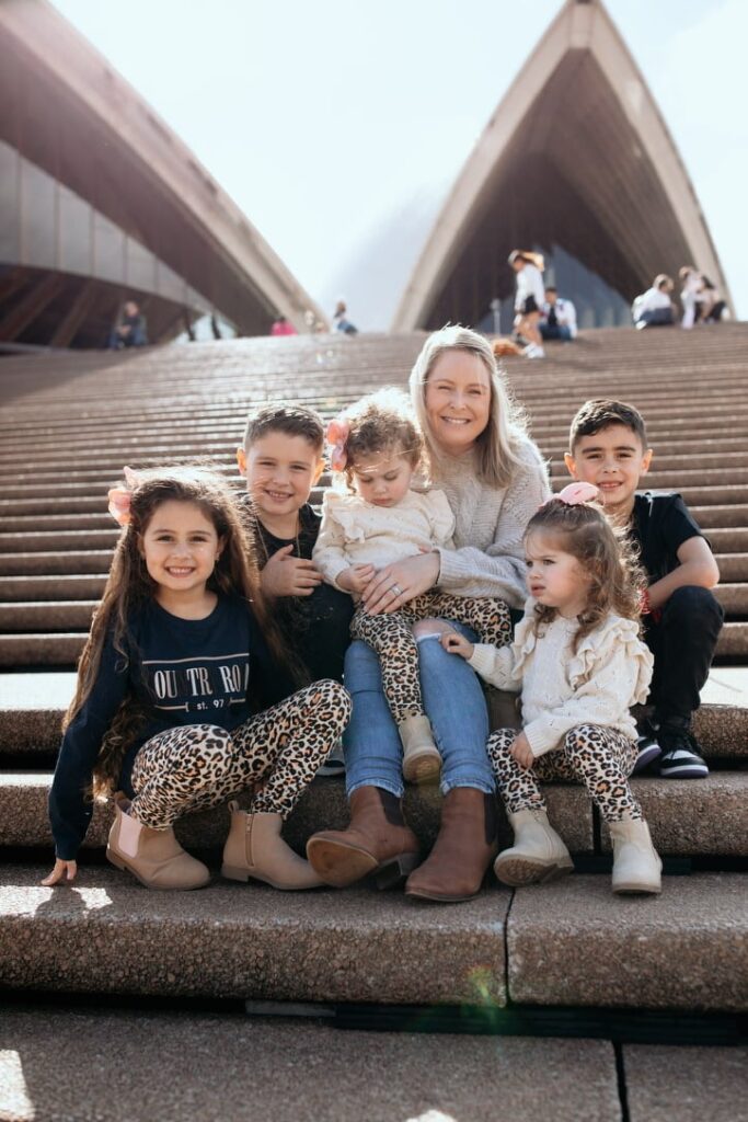 Leah and her 5 kids | About Quiverfull of personalised