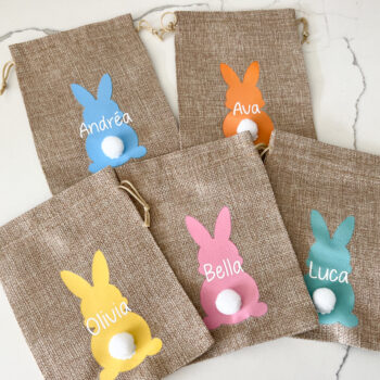 Mini Easter Burlap Bags