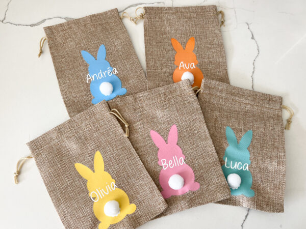 Mini Easter Burlap Bags